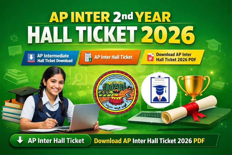 AP Inter 2nd Year Hall Ticket 2026: Download BIEAP Intermediate Admit Card