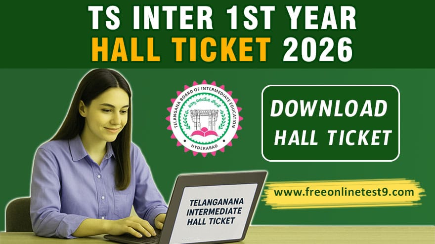 TS Inter 1st Year Hall Ticket 2026