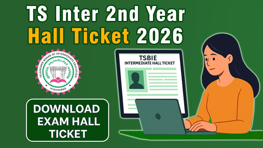 TS Inter 2nd Year Hall Ticket 2026