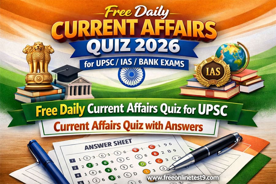 Free Daily Current Affairs Quiz 2026