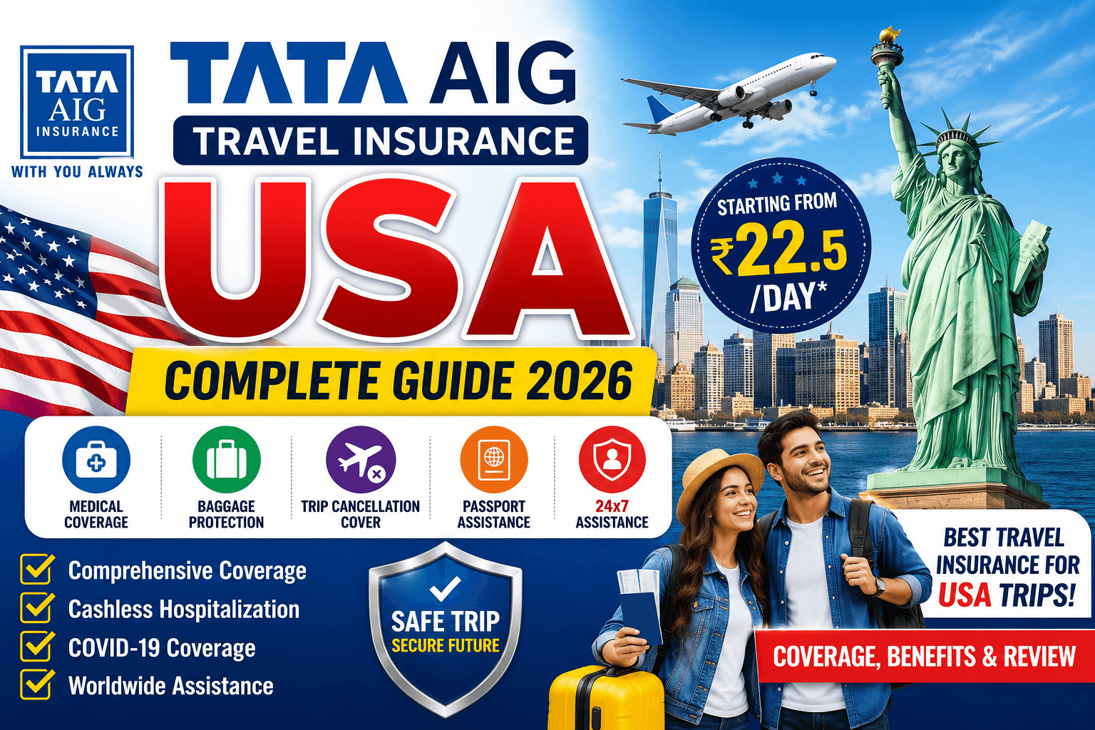 TATA AIG Travel Insurance USA