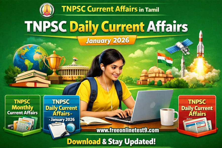 TNPSC Daily Current Affairs, TNPSC Current Affairs in Tamil