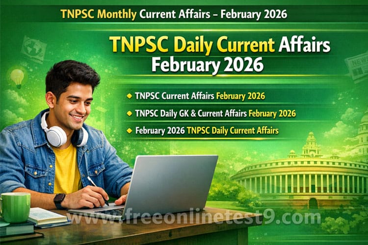 TNPSC Daily Current Affairs - February 2026