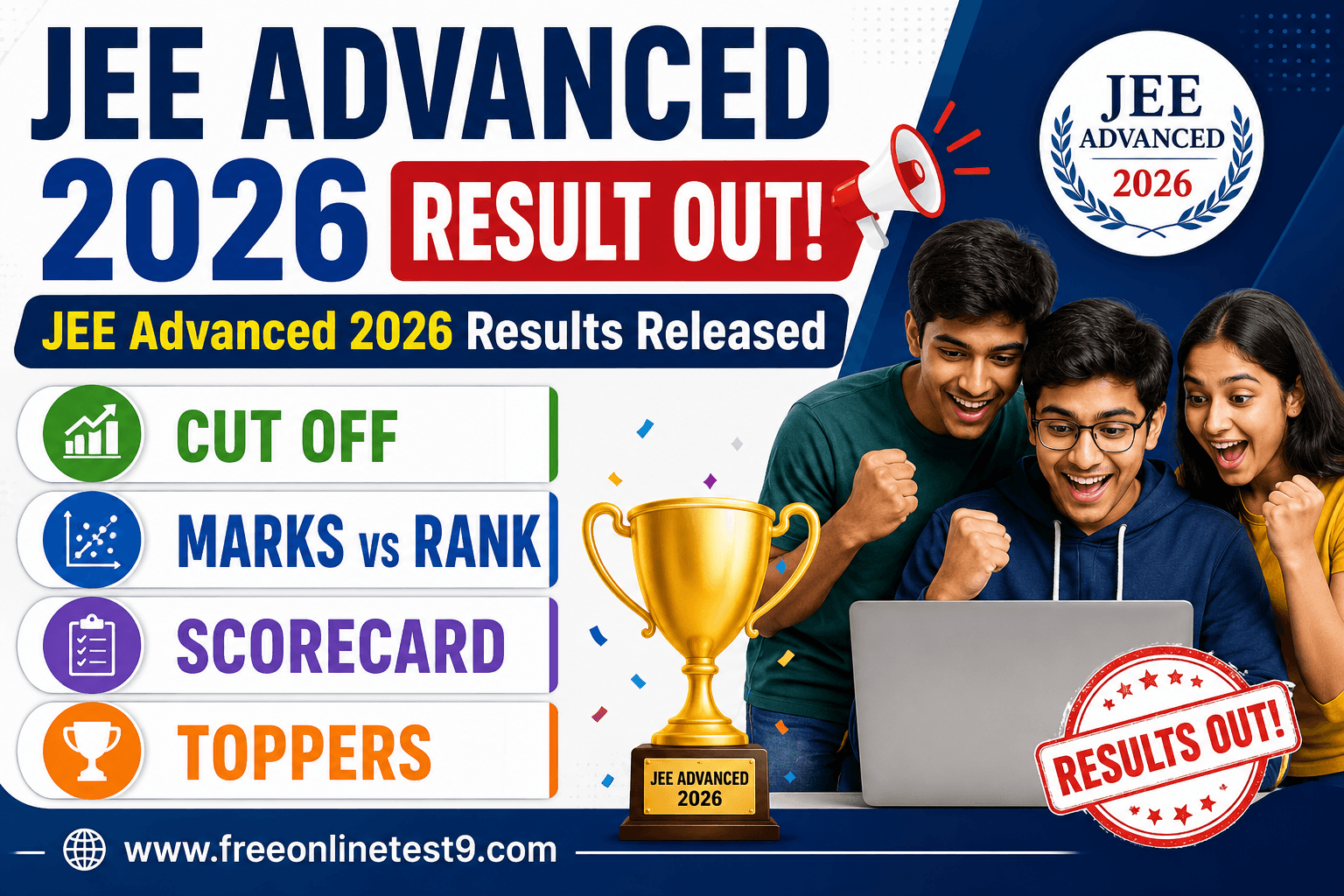 JEE Advanced 2026 Result Out
